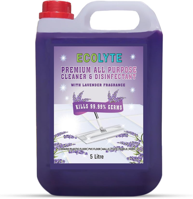 ECOLYTE+ منظف ومعقم متعدد الاستخدامات - برائحة اللافندر، 5 لتر - Image 1